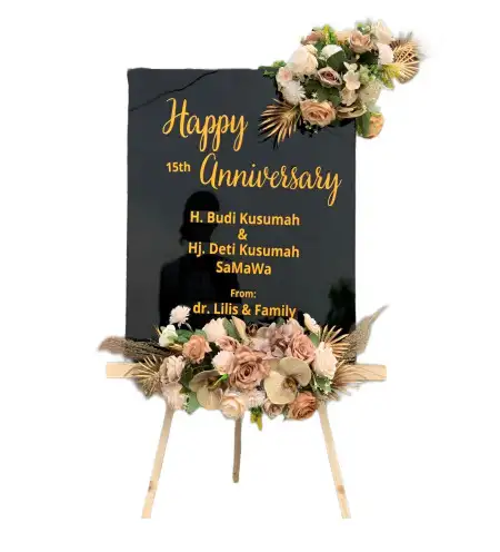 Papan Bunga Akrilik Teritih