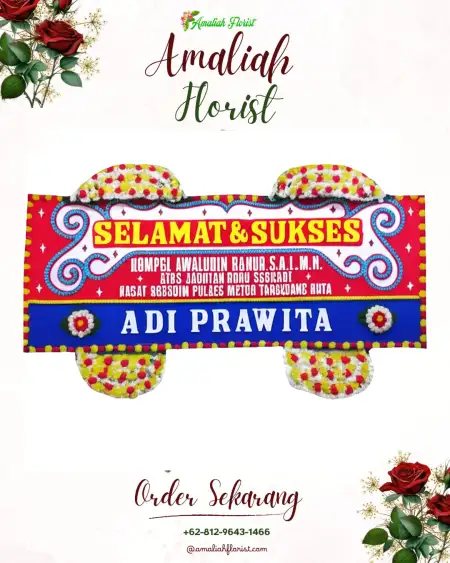 Papan Bunga Ucapan Selamat Teritih